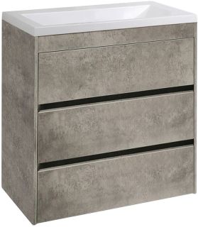 Напольная тумба под раковину Art&Max Family 75см цемент Family-750-3C-PIA-CV